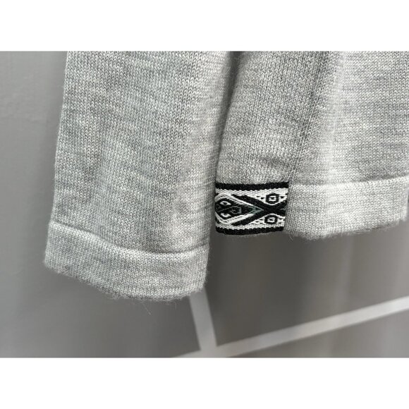 Paka Royal Alpaca Wool Sweater Men’s XXL Heather Grey Handmade Crewneck Pullover - Picture 5 of 16
